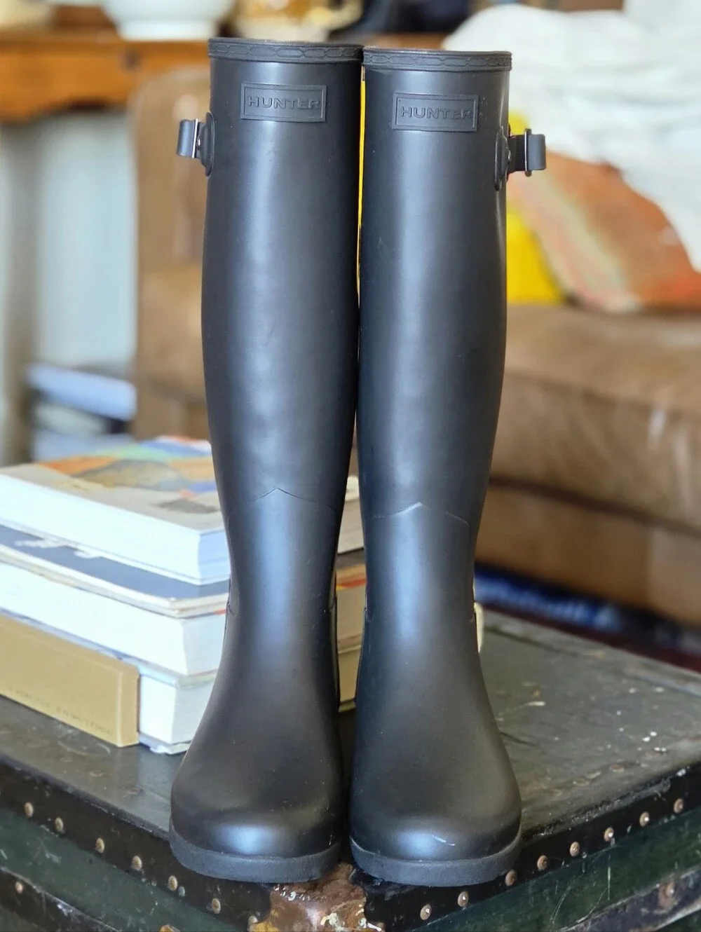Hunter Classic Matte Black Tall Rain Boots